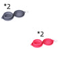 Rubber Foldable Double Bowl Pet Feeding Bowl Pets Supplies Dog Bowls