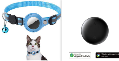Pet Collar With Bell Airtag Reflective Collar
